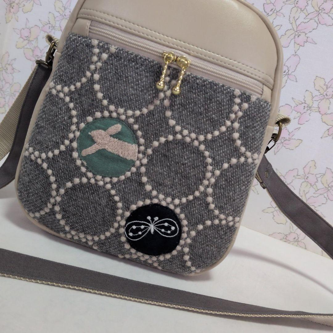 ミナペルホネン　ハンドメイド　バッグ　タンバリン　ポシェット