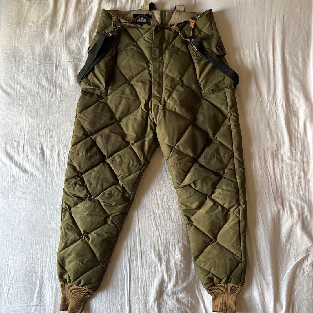 エディーバウアー カラコラム キルティング ダウンパンツ ヴィンテージ 60s