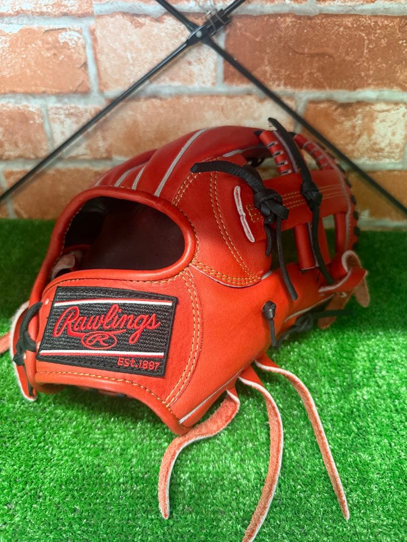 Rawlings 硬式グローブ レッド