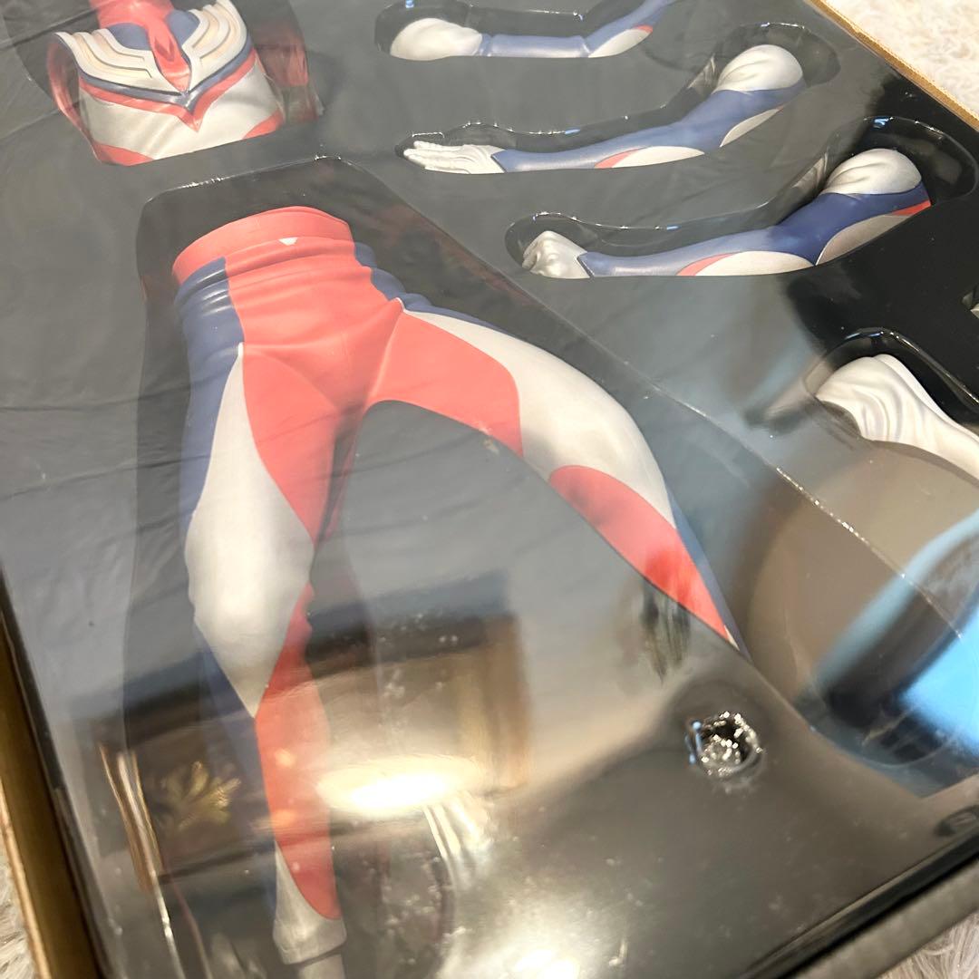 【未使用】海洋堂　メガソフビ　塗装済み組立てキット　ウルトラマンティガ