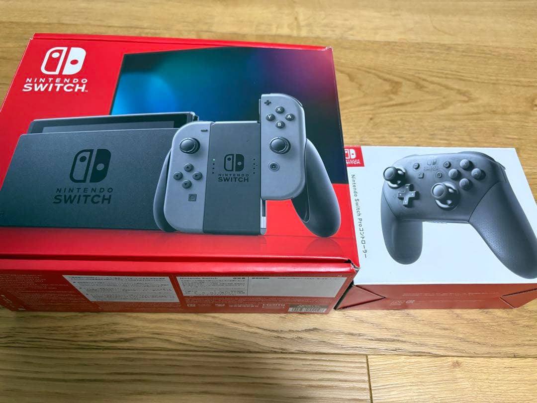 Nintendo Switch 本体 グレー プロコントローラー
