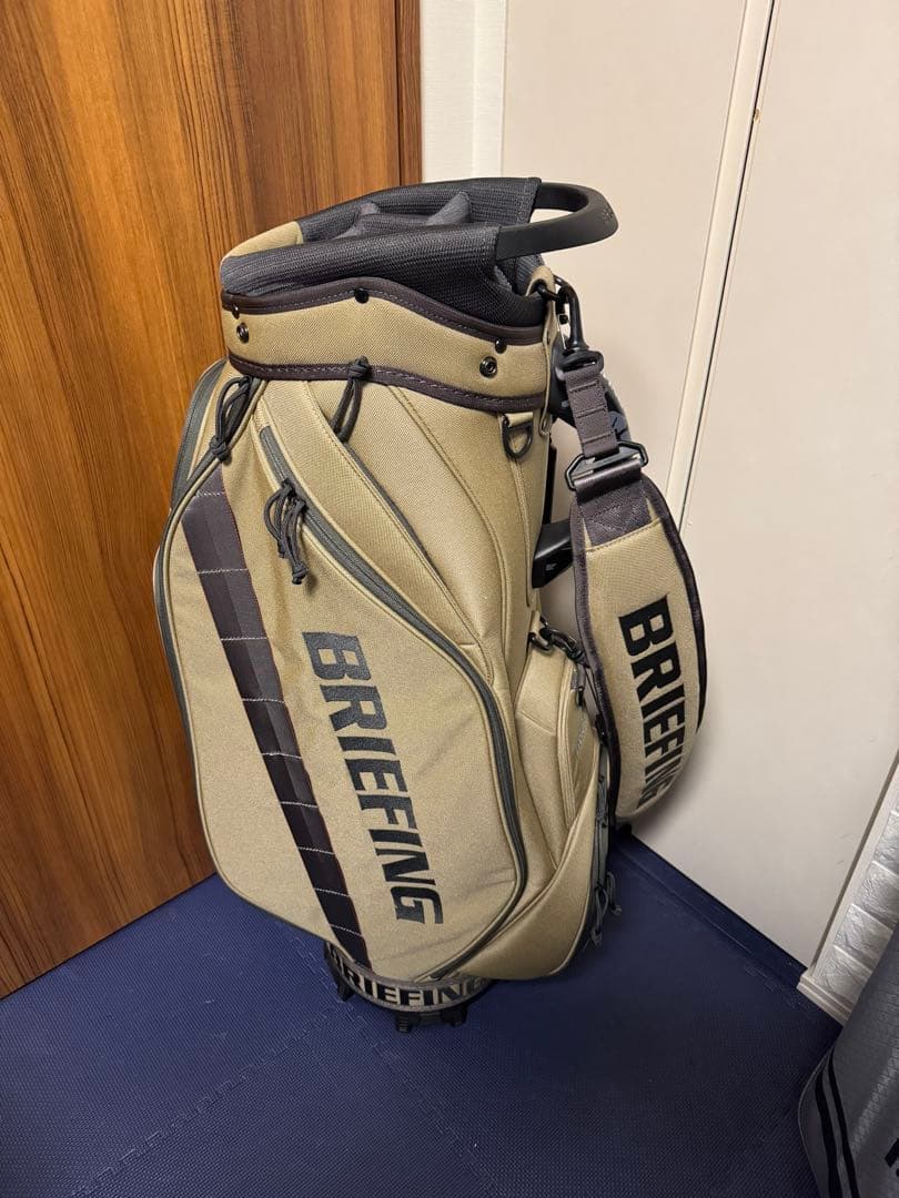 未使用 BRIEFING CR-5 #04 キャディバッグ タン　新品