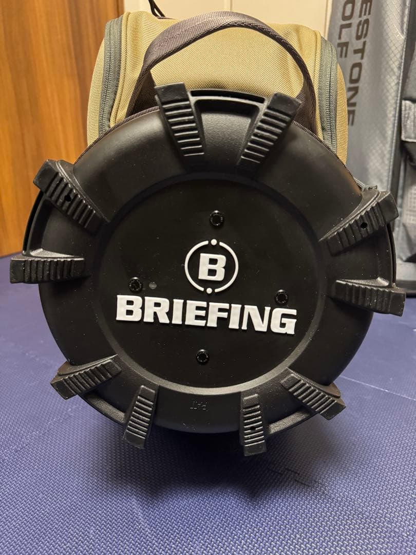 未使用 BRIEFING CR-5 #04 キャディバッグ タン　新品