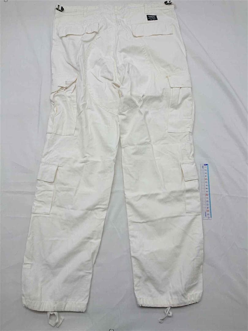 ■シュプリーム ホワイト カーゴパンツ 32