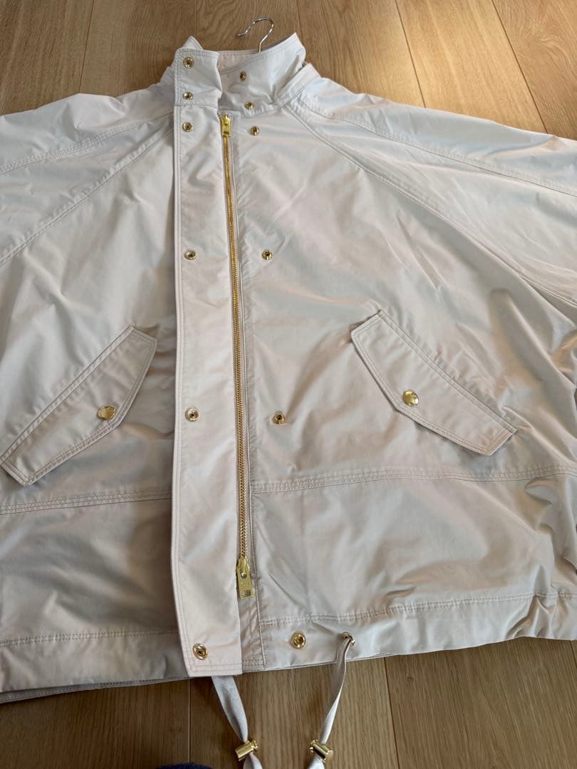 WOOLRICH ベージュオーバーサイズジャケット XXS 七分袖