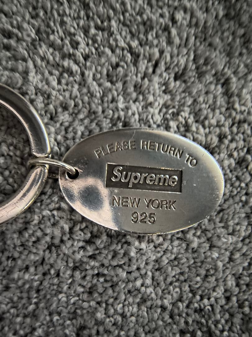 supreme × tiffany キーリング チェーン クロムハーツ