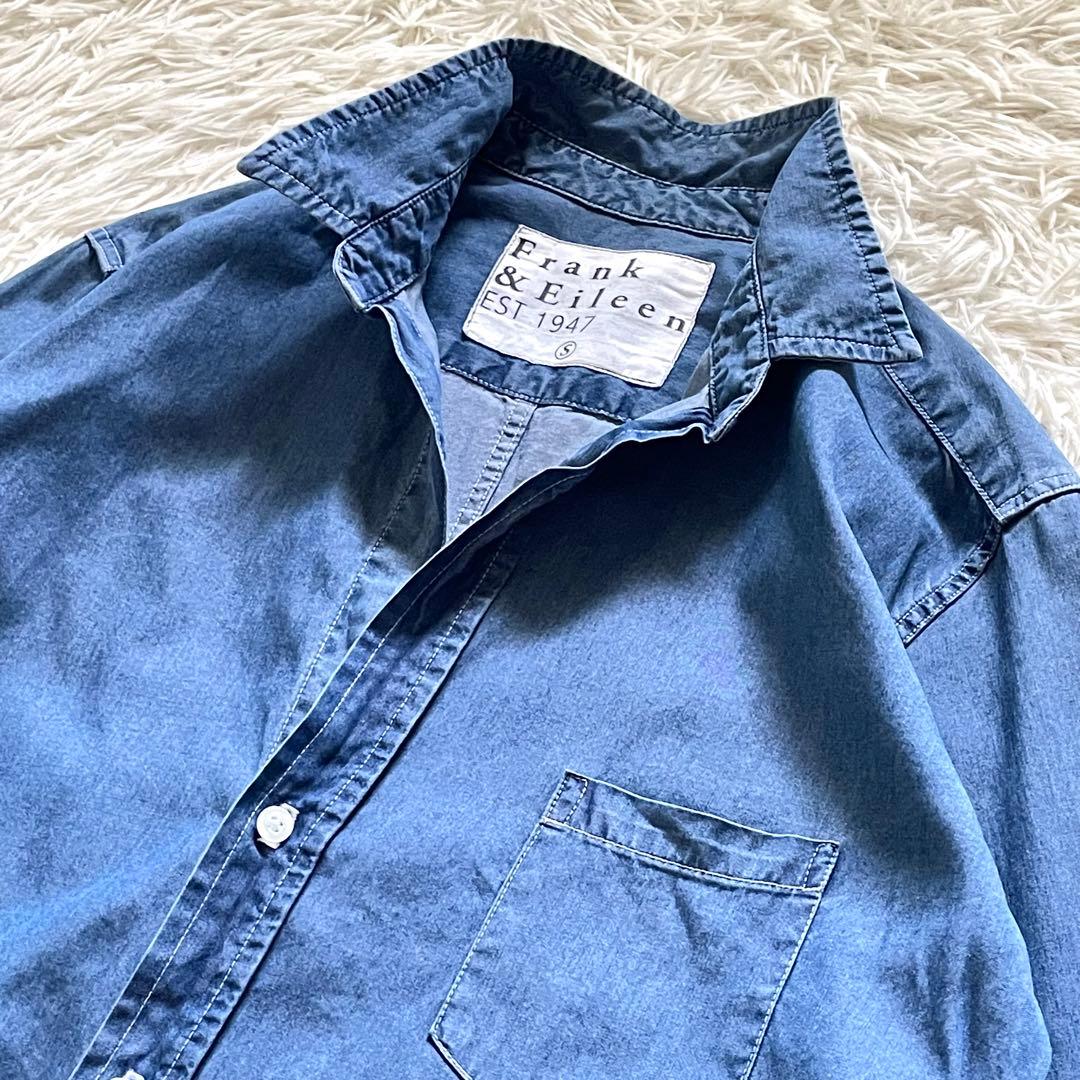 Frank&Eileen BARRY ダンガリーシャツ スキッパー M相当