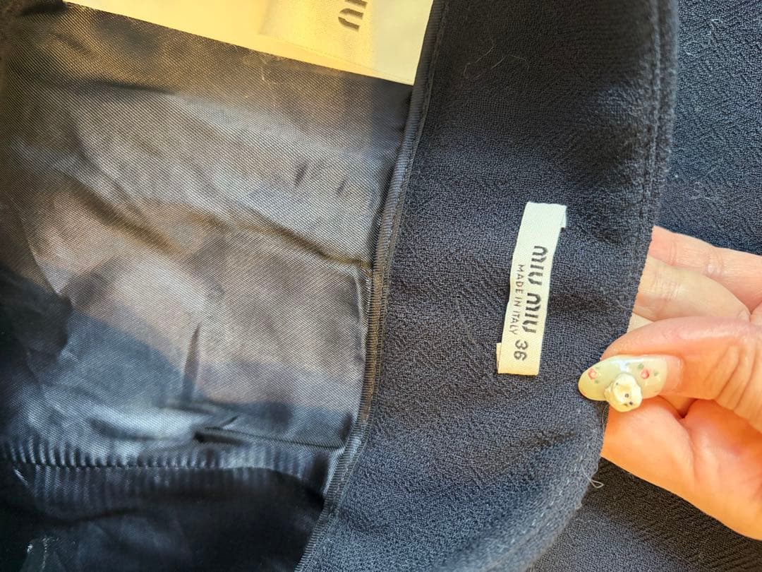 miumiu ミニスカート ネイビー 36サイズ