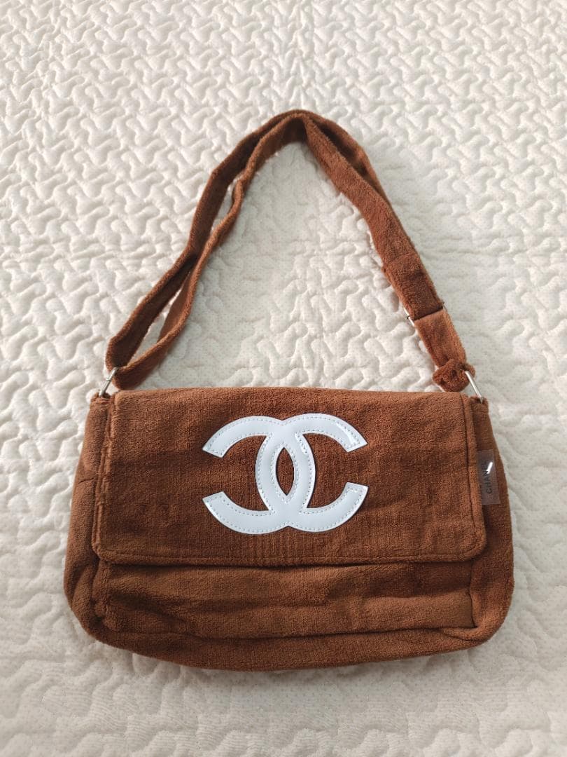 1-2日発送ショルダーバッグ//ハンドバッグ茶色