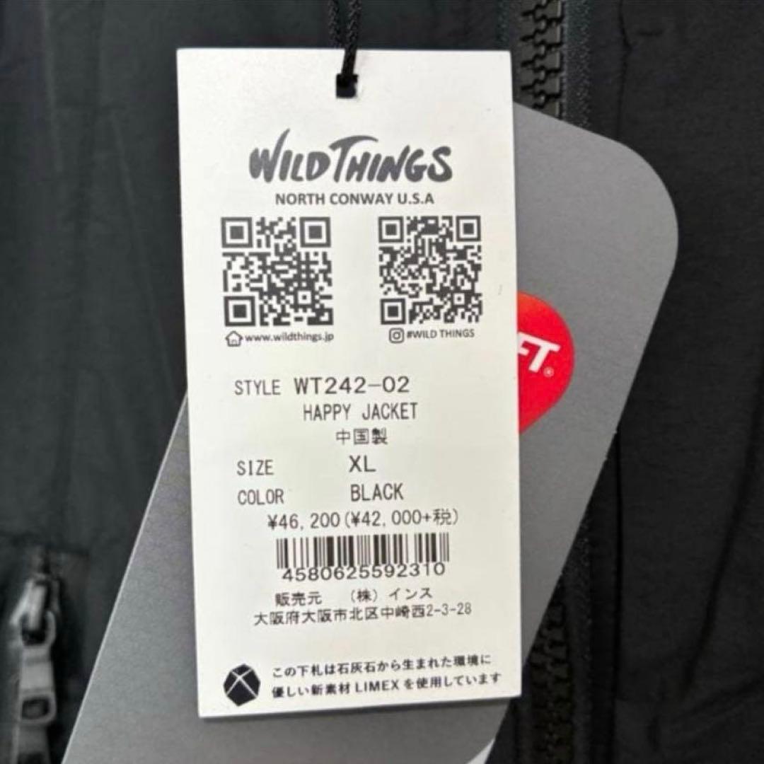 に*0様 新品未使用タグ付き　ワイルドシングス　ハッピージャケット　黒　XL