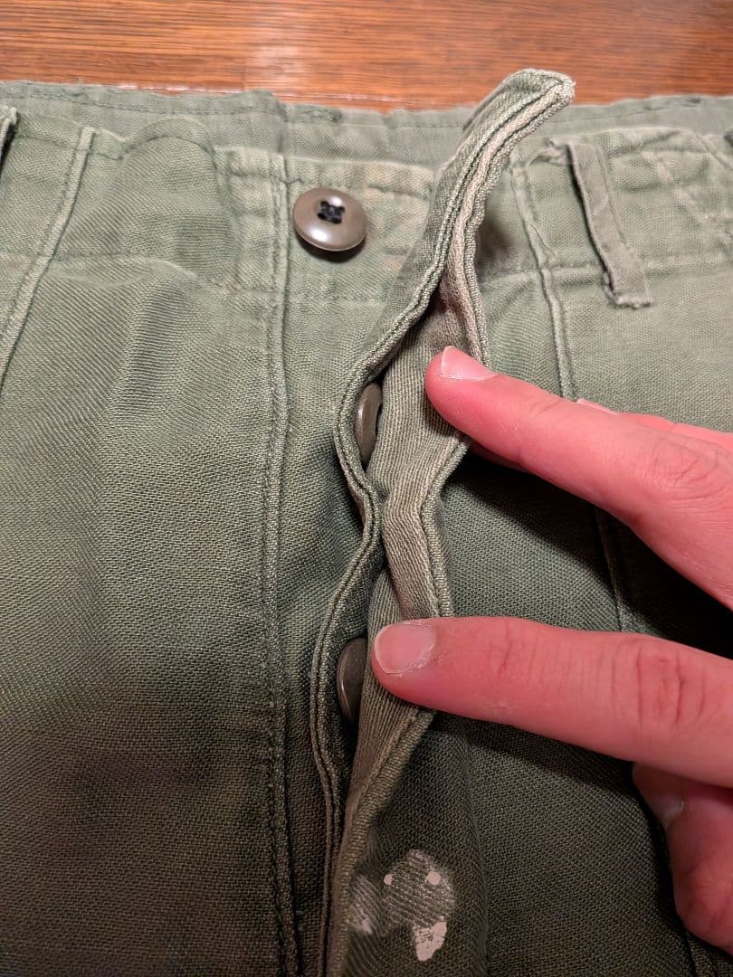 70s US.ARMY ベイカーパンツ 73年会計 W32L31