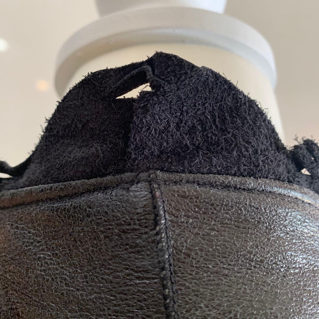 新春SALE、 ARMANIのレザーファージャケット