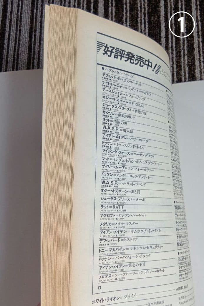 ホワイト・ライオン スコア White Lion 楽譜 バンドスコア