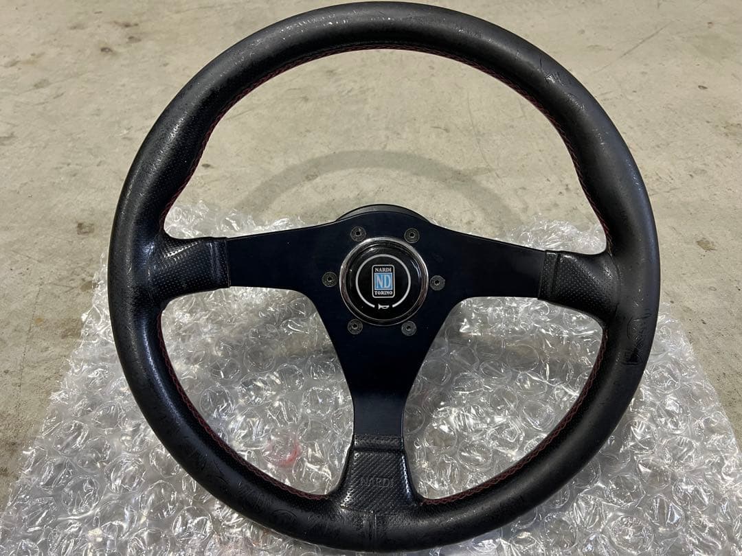 NARDI ステアリングホイール ブラック 3スポーク
