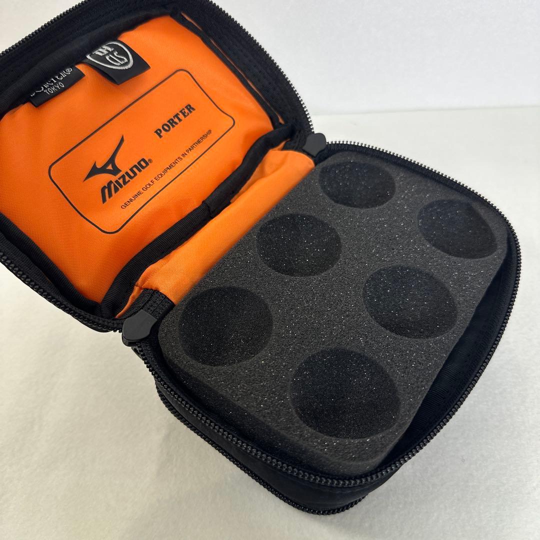 【新品未使用】PORTER ポーター　ミズノ　ゴルフポーチ　ブラック　コラボ