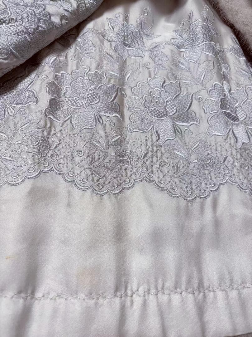 美色◎　高級毛皮　リアルファー　サファイアミンク　柔らか◎　ロングコート