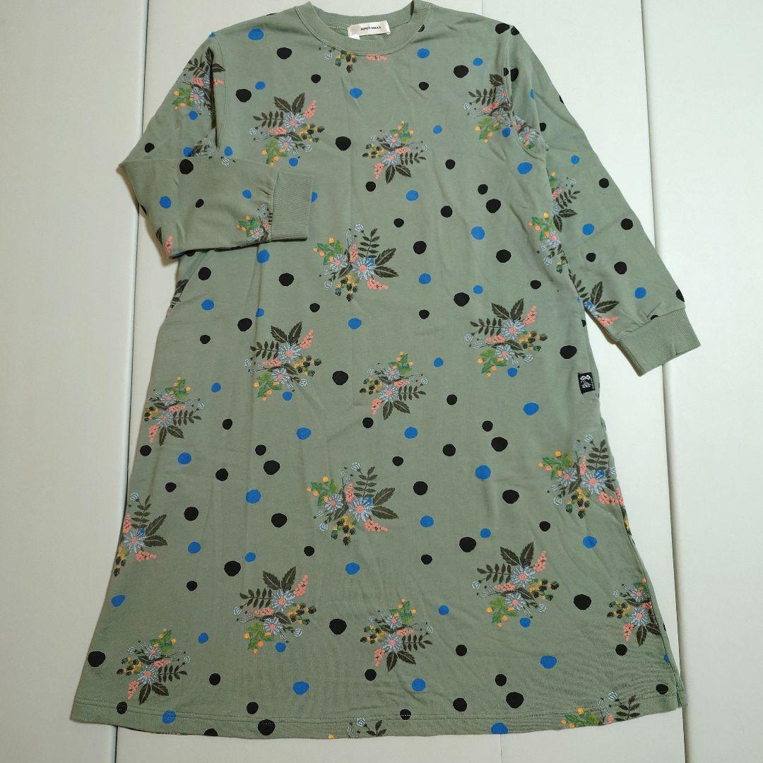 【新品】SUPER HAKKA スーパーハッカ ドット柄 花柄 ワンピース