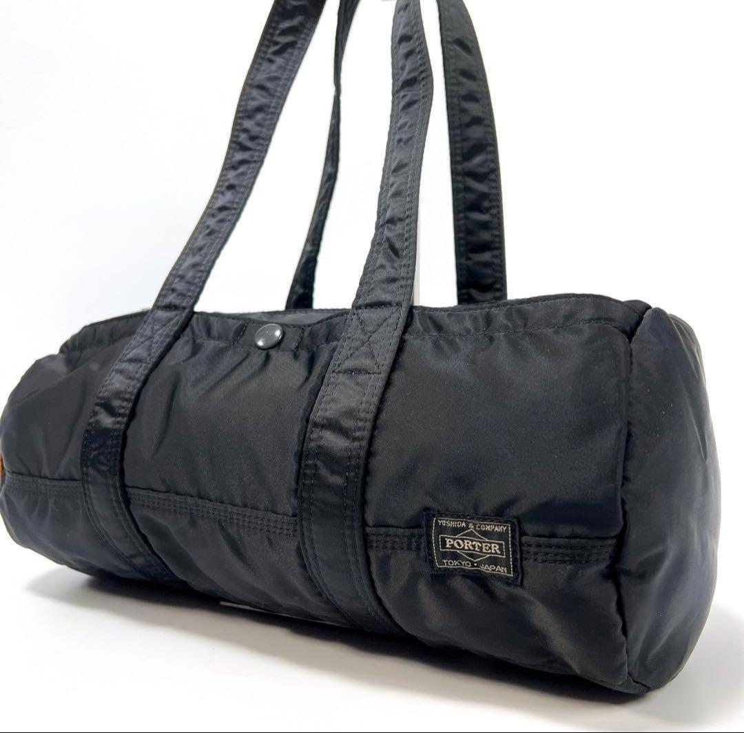 PORTER タンカー ダッフルバッグ ミニボストン S ブラック