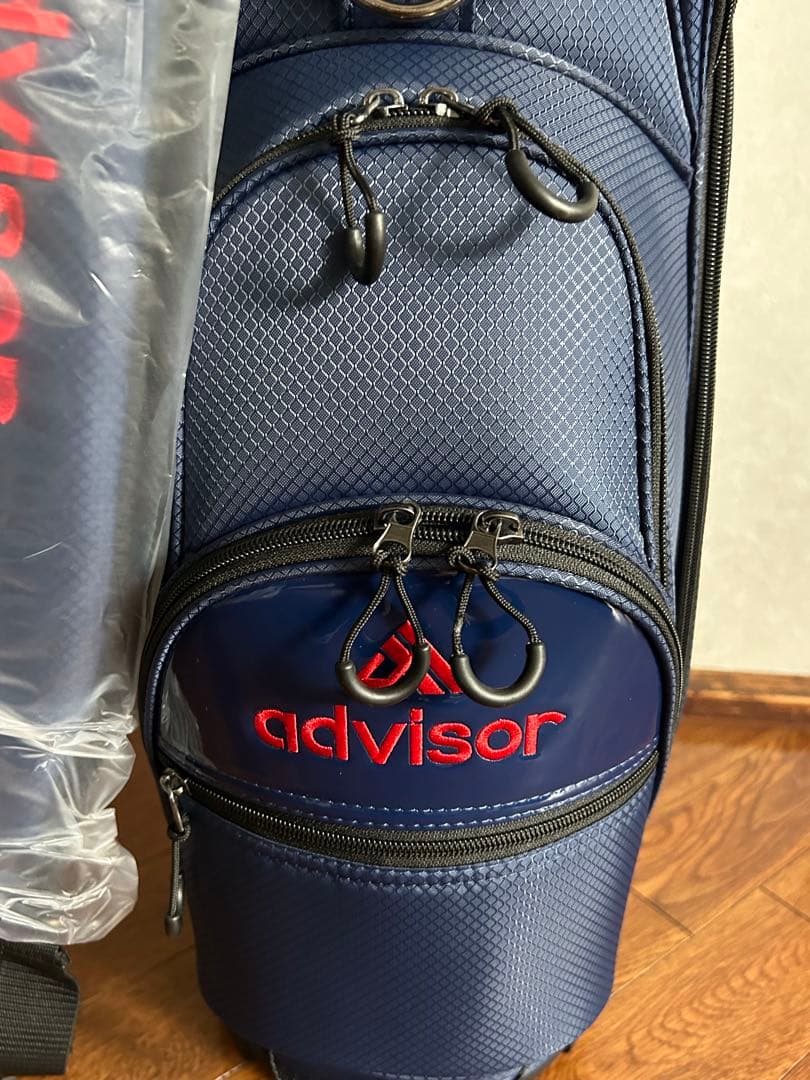 再お値下げ【新品.未使用】25年型モデルadvisar キャディバッグ. 紺