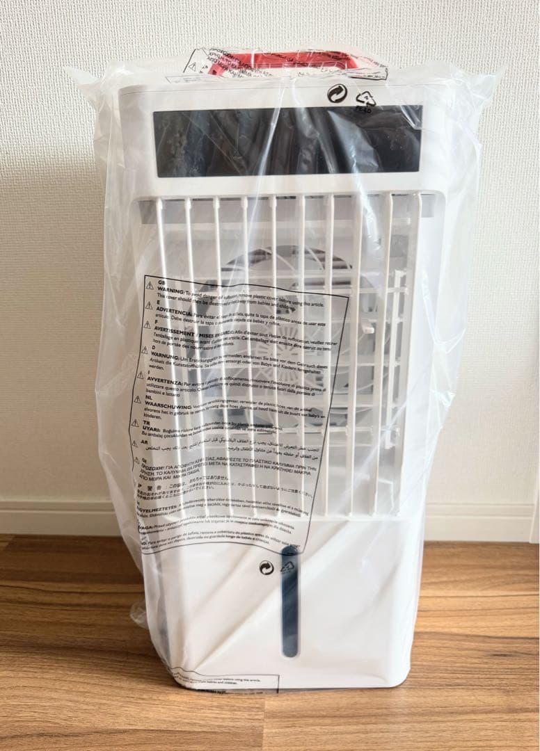 スポットクーラー ポータブルクーラー10L大容量パネル操作 リモコン式 上部給水