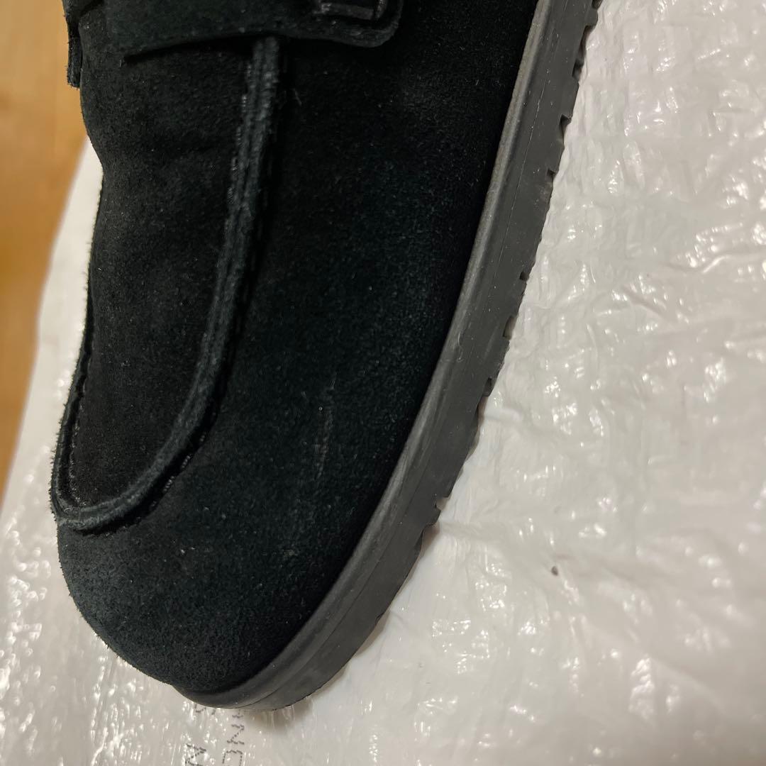 HERMES ☆美品☆ ブラック スエード ミュール スリッポン ゴー