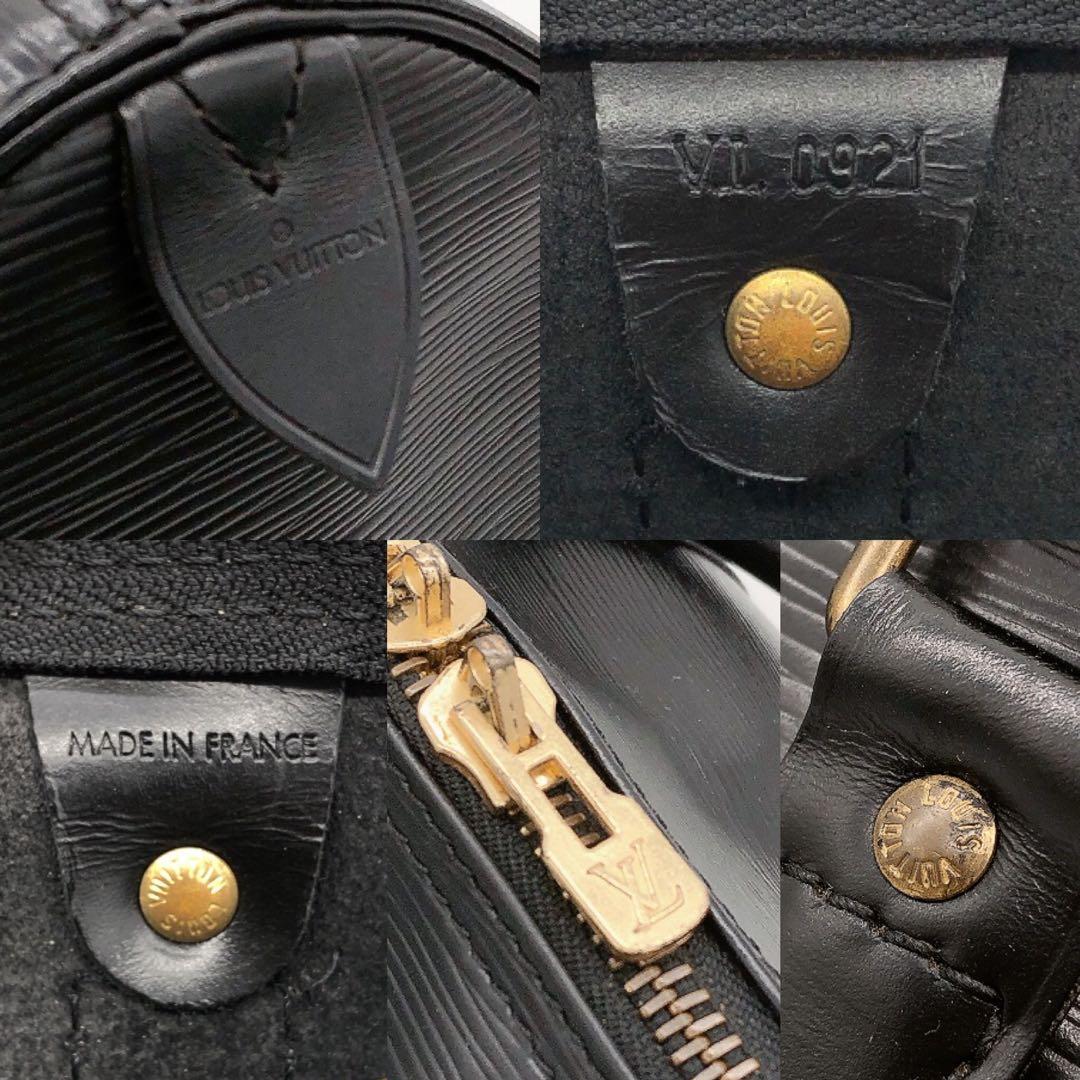 【LOUIS VUITTON】ボストンバッグ　キーポル50 エピ　ブラック