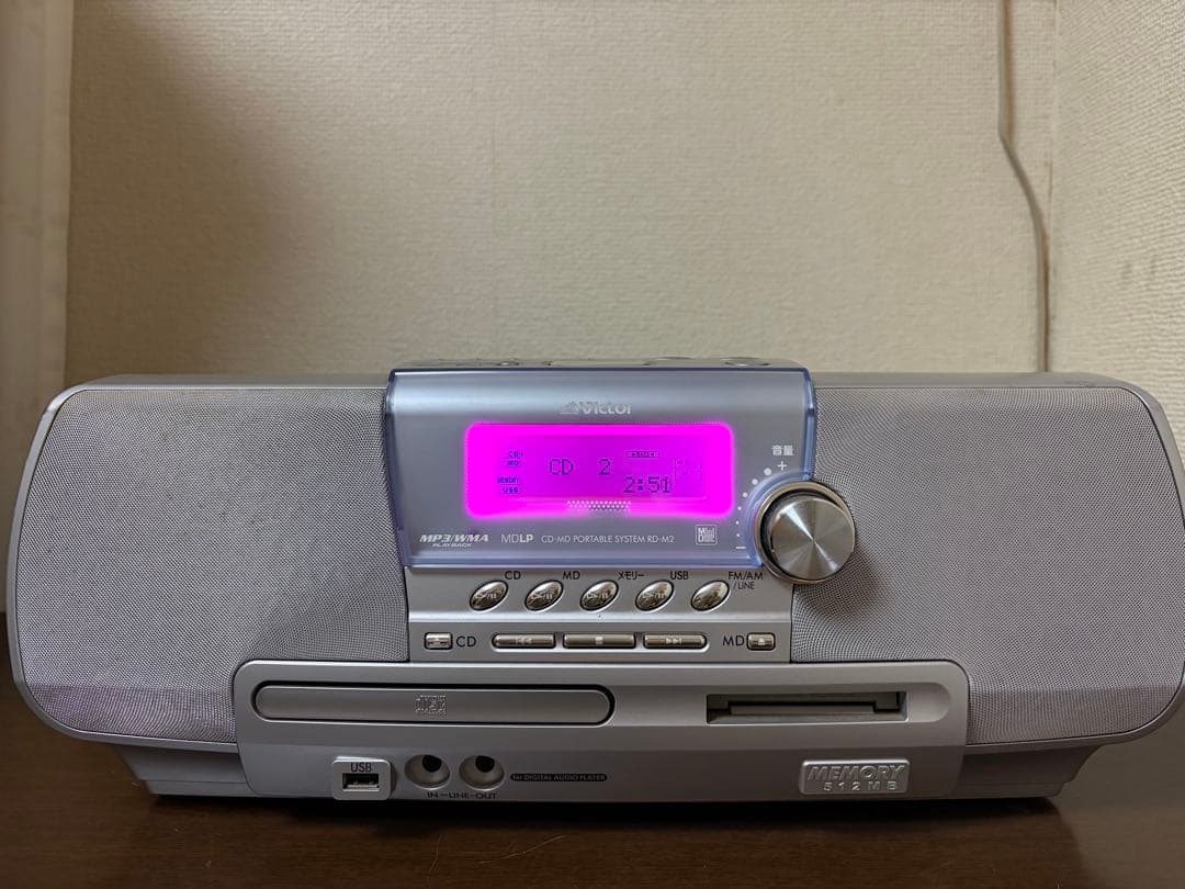 ラジオ・コンポ victor rd-m2-s