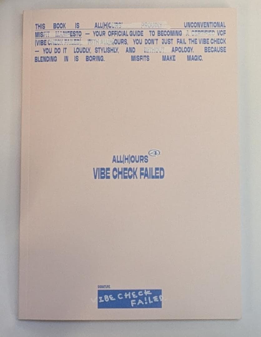 ★非売品◆直筆サインCD◆ALL(H)OURS◆VCF◆国内発送