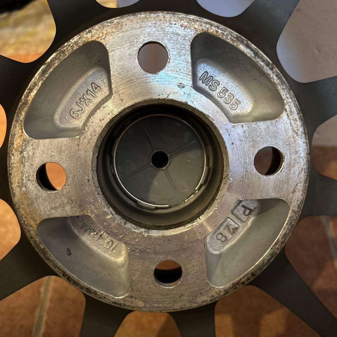 フィアットに使用　 175/65 R14 ホイール&スタッドレスタイヤ4本セット