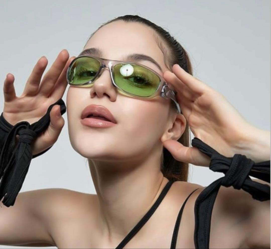 UV カット　クリアーグリーン　緑　超強力紫外線カット ヨーロッパセレブ