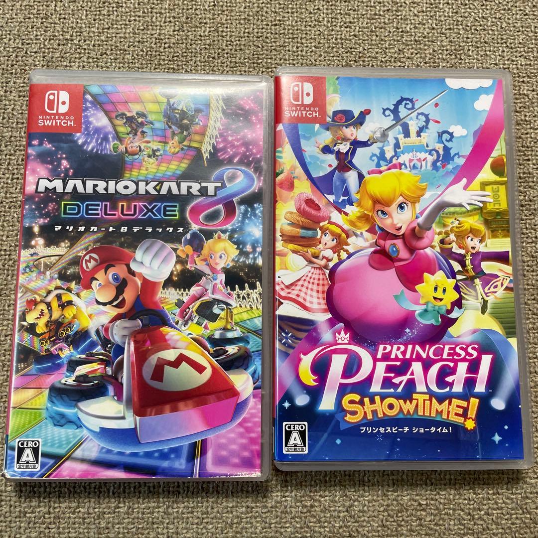 マリオカート8 デラックス & プリンセスピーチ！ショータイム！ 2本セット