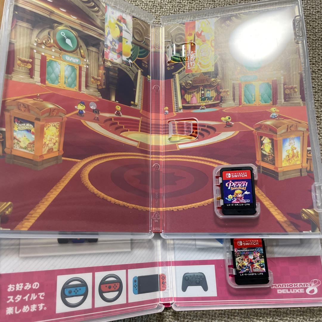 マリオカート8 デラックス & プリンセスピーチ！ショータイム！ 2本セット