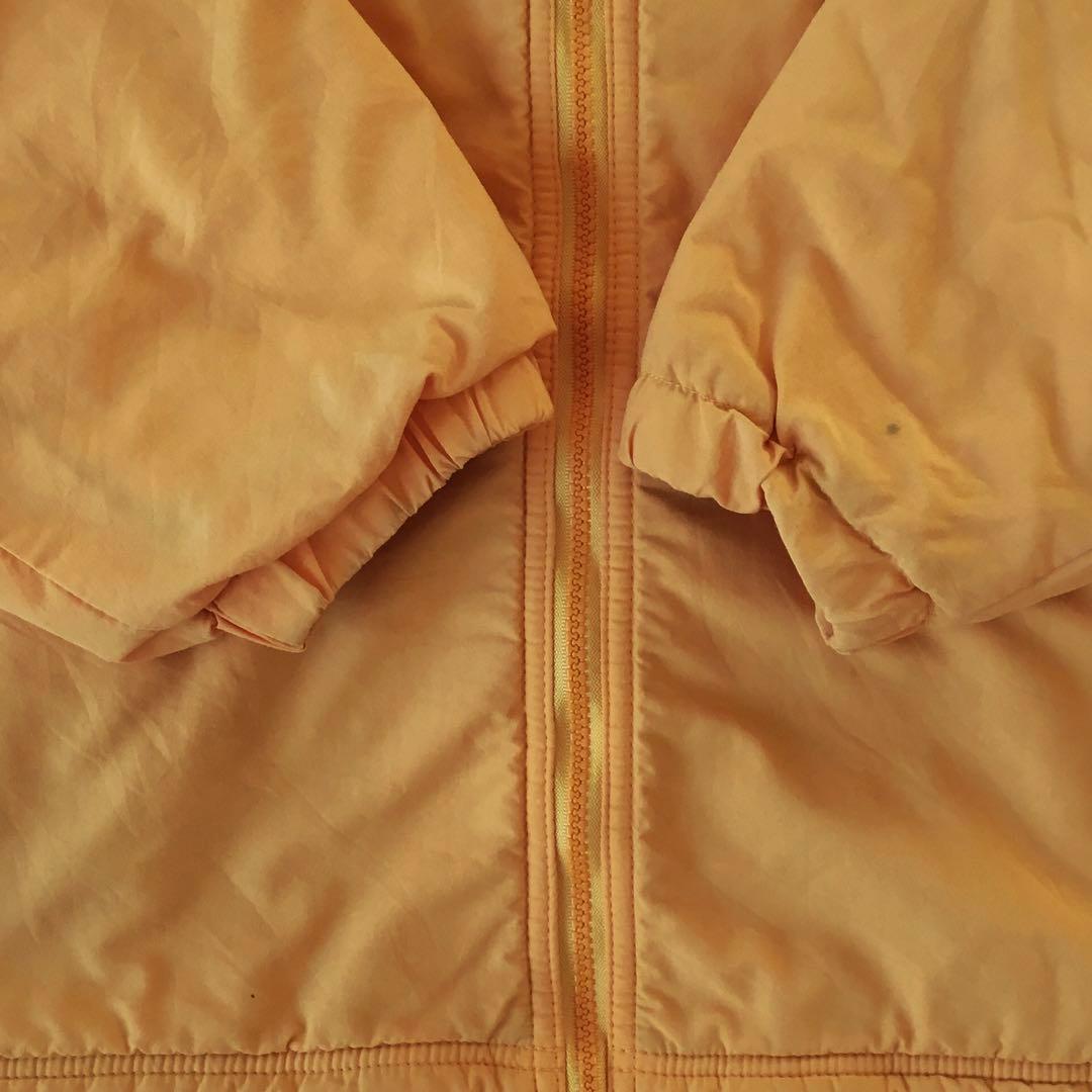 希少色「L」LLBean/ウォームアップジャケット/オレンジ/ナイロンジャケット