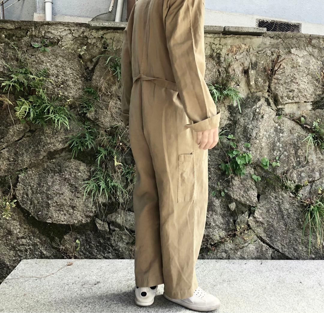 ユーロヴィンテージ ジャンプスーツ つなぎ 70s PRENTICE ジッパー