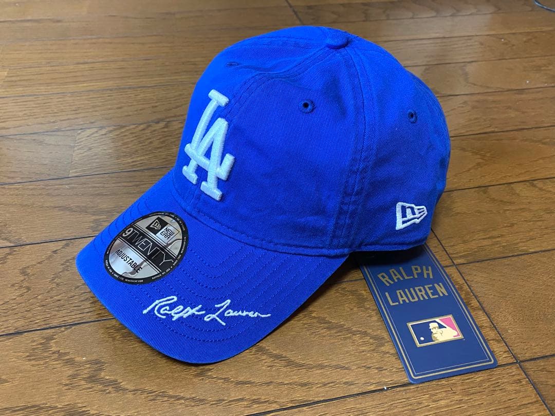 ニューエラ ポロラルフローレン コラボ ドジャース キャップ ブルー 未使用新品