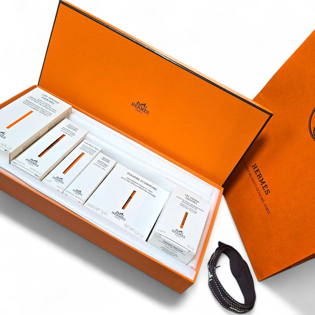 HERMES エルメス レマン ソワン ユイル パウダー　コスメセット Xmas