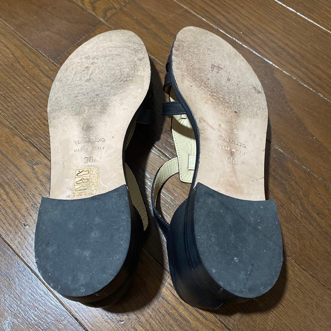 靴 Steven Alan LEATHER MESH SANDALS