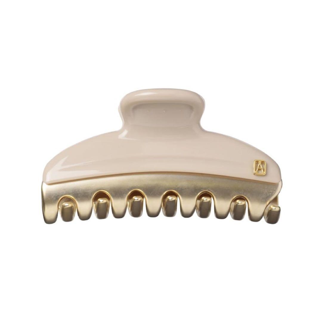 アレクサンドルドゥパリ 【VENDOME】M クリップ ベージュ ヘアクリップ