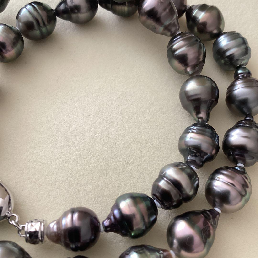 黒蝶真珠　バロックパール　ネックレス