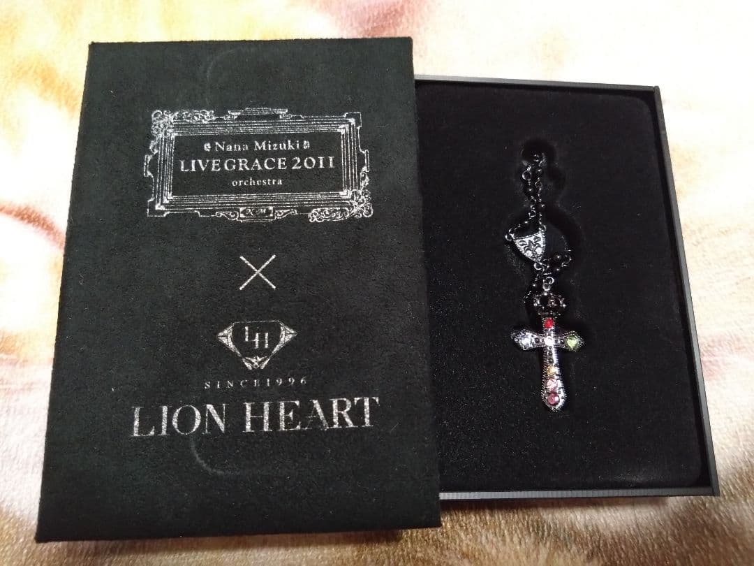 水樹奈々 ロザリオネックレス ブラック