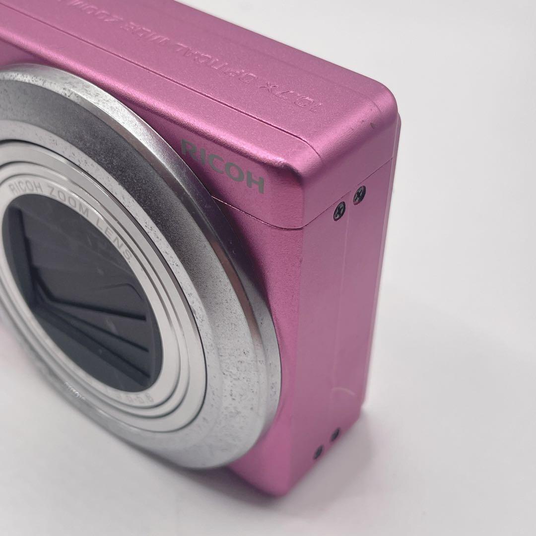 動作品✨RICOH CX4 ピンクバッテリー付き