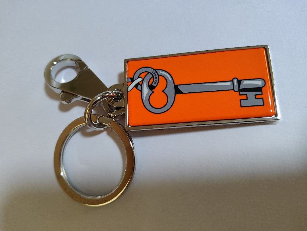 エルメス キーホルダー イルージョン オレンジ