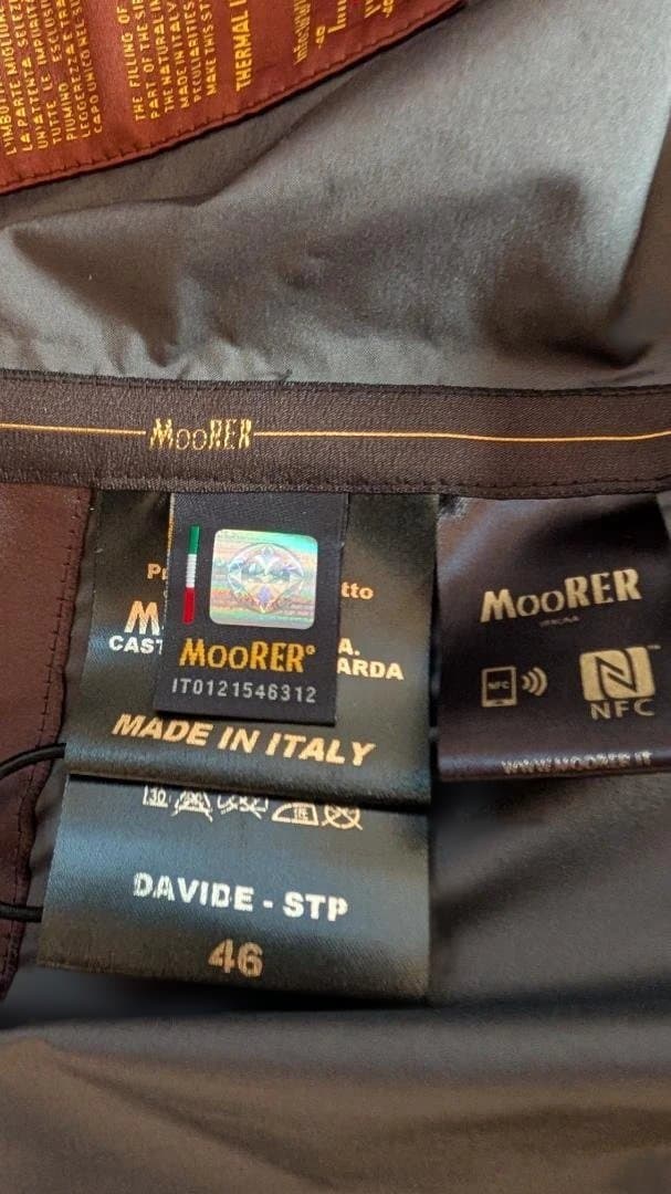 m*o様 MooRER ダウンジャケット Davide 46サイズ ブラック