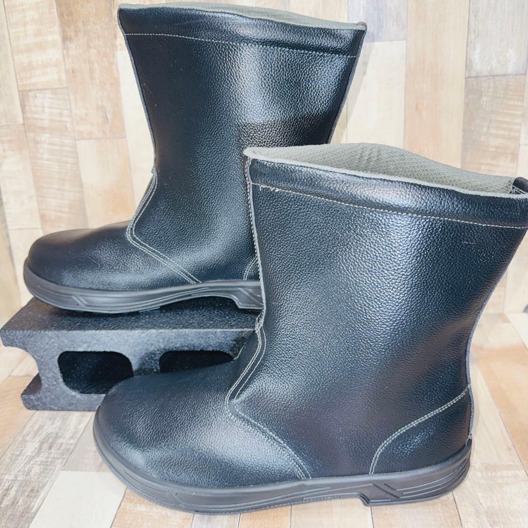 新品 未使用品！シモン安全靴28cm（半長靴）SS44黒 革製 Simon