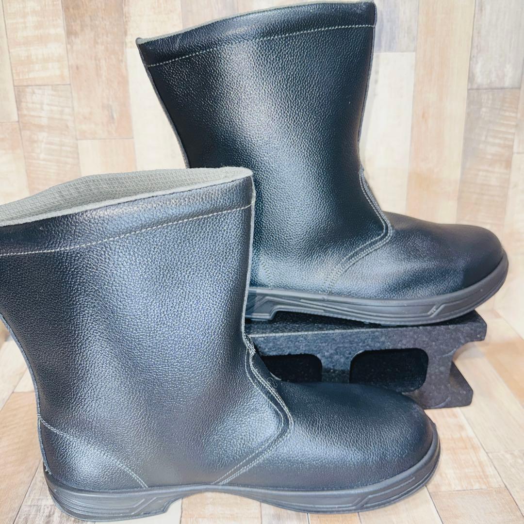 新品 未使用品！シモン安全靴28cm（半長靴）SS44黒 革製 Simon