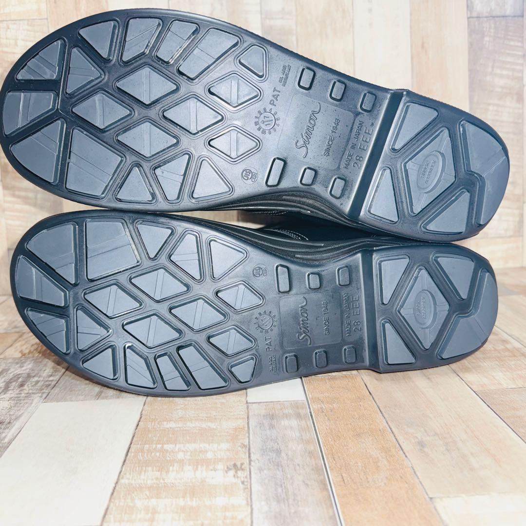 新品 未使用品！シモン安全靴28cm（半長靴）SS44黒 革製 Simon