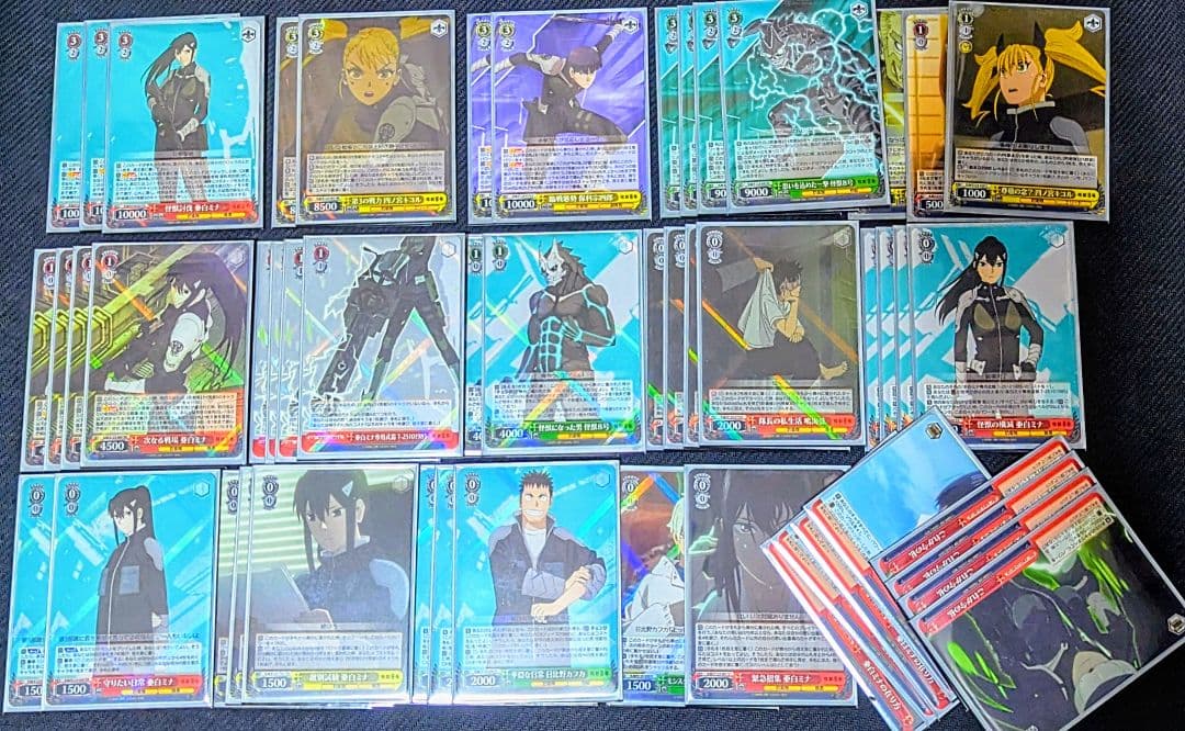 ヴァイスシュヴァルツ　怪獣8号　亜白ミナ　8扉　デッキ　50枚　スリーブ付き！！