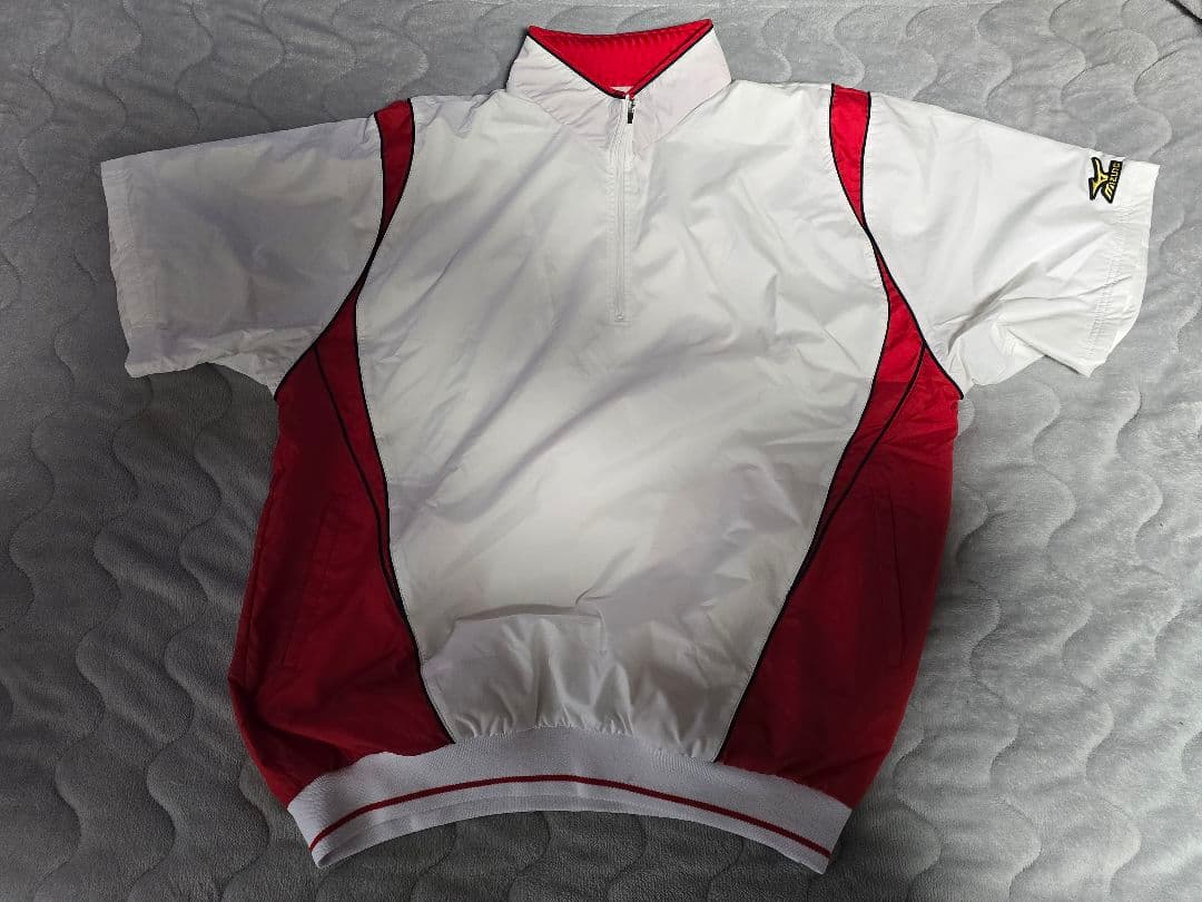 MIZUNO PRO 新品バッティングジャージ半袖 SIZE :XO 白x赤