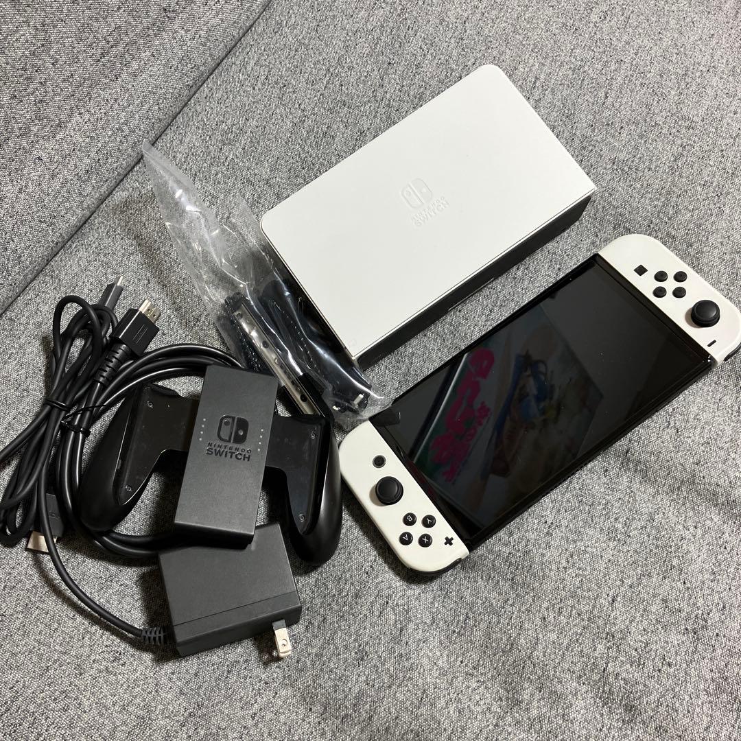 【美中古】 Nintendo Switch 任天堂 スイッチ 有機ELモデル 白