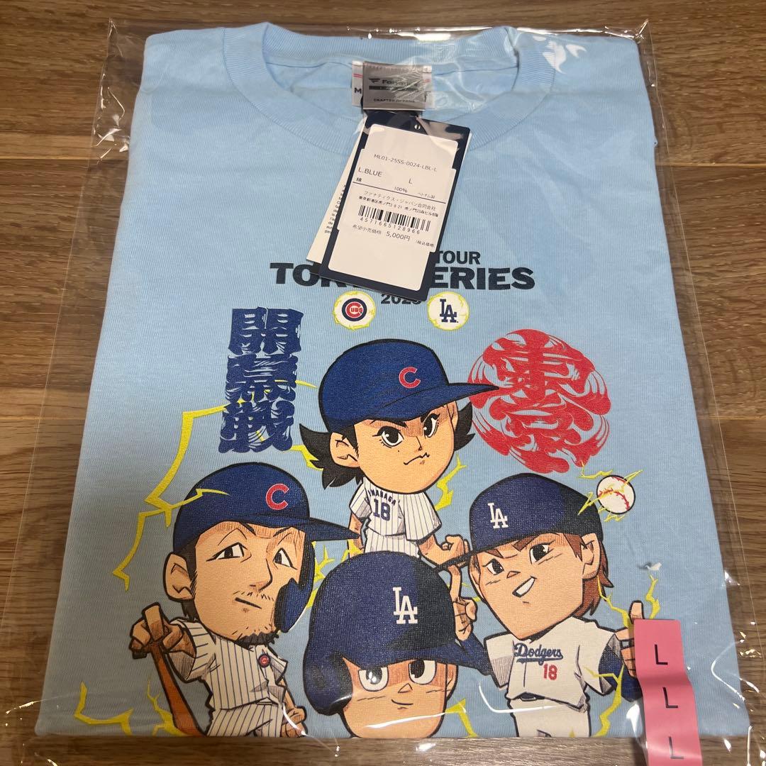 MLB TOKYO SERIES 東京シリーズ開幕戦イラスト Tシャツ サイズL